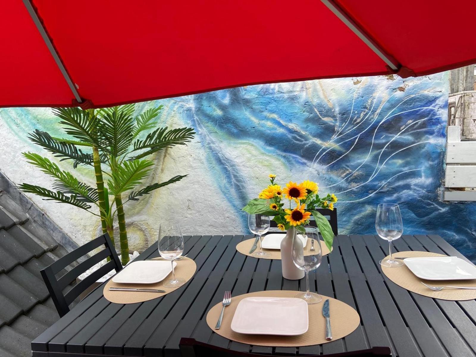 The Rooftop - A Trendy New Apartment With Airconditioning, Large Terrace & Free Parking Oostende Exteriör bild